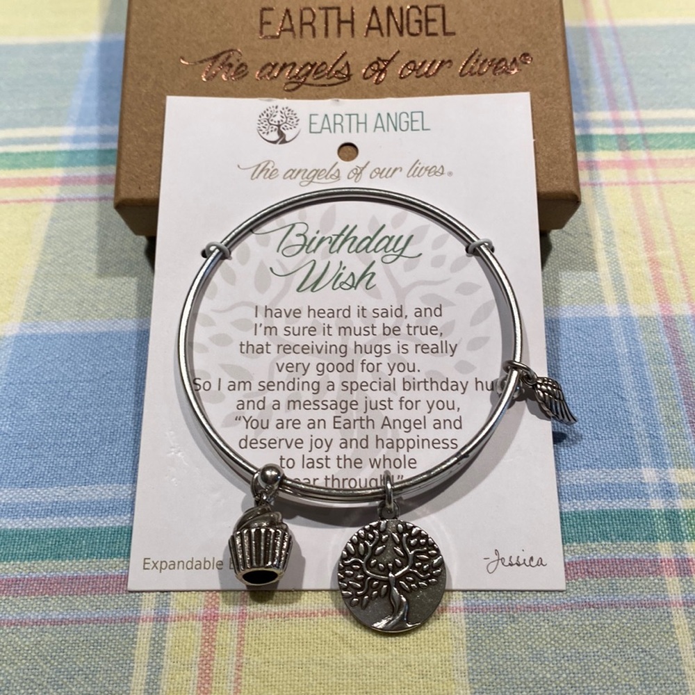 NIB Earth Angels Birthday wish bracelet nickel free